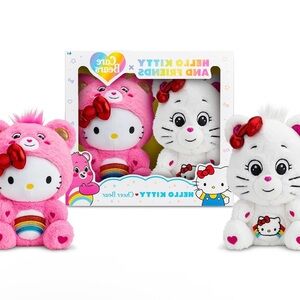 Hello Kitty and Friends Plush Set - Pink and White